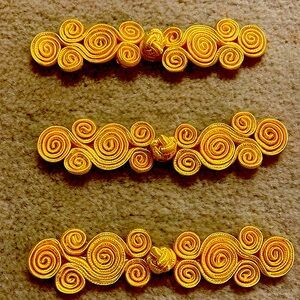 Elegant Gold Swirl Embellishments 12 for $17